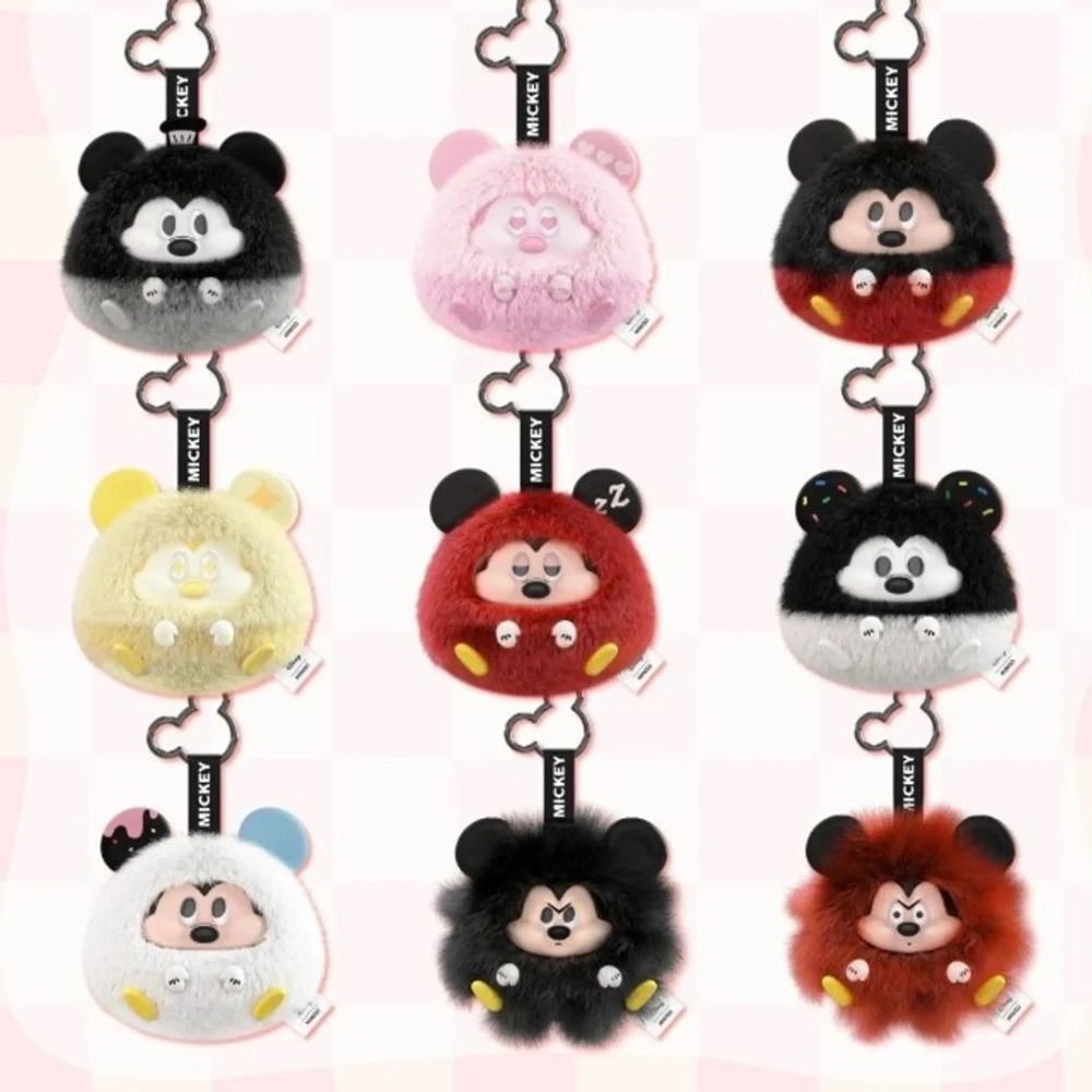 Disney Miniso Fun Crash Mickey Blind Box Plush Pendant - Wealthy Mickey - Picture 7 of 8